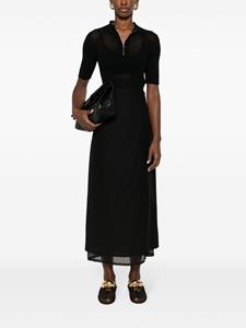 fabianafilippi Fabiana Filippi Organza maxi-rok - Zwart
