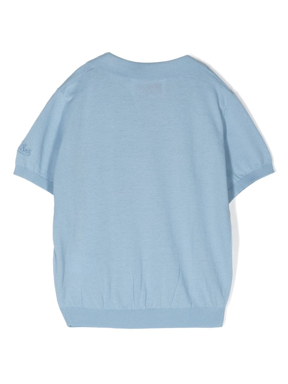MC2 Saint Barth Kids Sloan JR cotton polo shirt - Blauw
