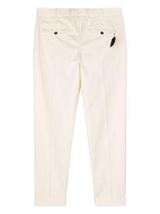 pttorino PT Torino Slim-fit plooibroek - Beige