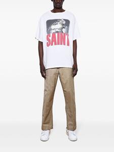 saintmxxxxxx SAINT MXXXXXX Chino met wijde pijpen - Beige