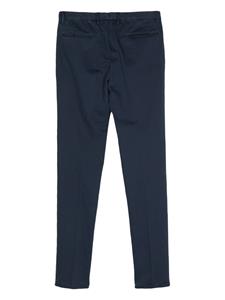 Incotex Twill broek met toelopende pijpen - Blauw