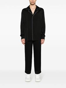 Balmain Satijnen broek - Zwart