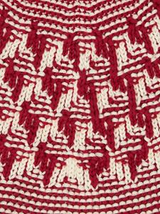 ETRO Katoenen muts met abstract patroon - Rood
