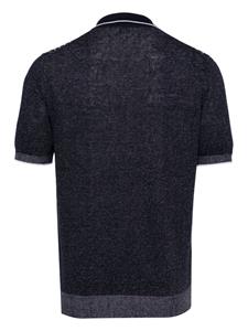 Fedeli Poloshirt met gespreide kraag - Blauw