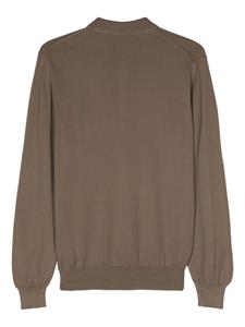 Boglioli Poloshirt met lange mouwen - Groen