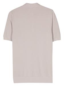 Boglioli Piqué katoenen poloshirt - Grijs