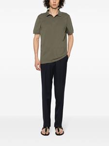 Sunspel Katoenen poloshirt - Groen