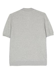 Tagliatore Poloshirt met textuur - Grijs