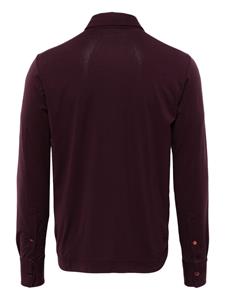 Cruciani Poloshirt van katoenblend - Paars