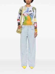AGOLDE Jeans met lage taille - Blauw