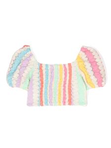 mc2saintbarthkids MC2 Saint Barth Kids Cropped top - Beige
