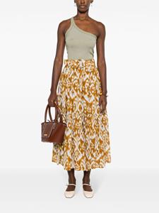 samanthasung Samantha Sung Melanie rok met abstracte print - Geel