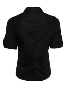 rag&bone rag & bone Geribbeld poloshirt - Zwart