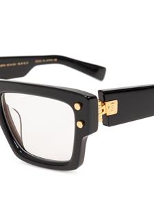 balmaineyewear Balmain Eyewear Zonnebril met vierkant montuur - Zwart