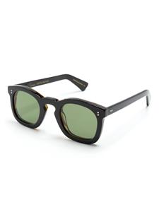 Lesca Tiger square-frame sunglasses - Zwart