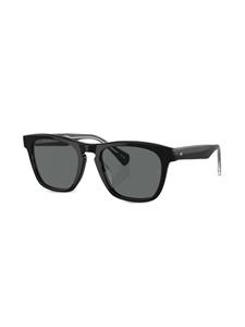 oliverpeoples Oliver Peoples R-3 zonnebril met wayfarer montuur - Zwart