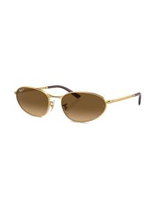 Ray-Ban RB3734 zonnebril met ovaal montuur - Goud
