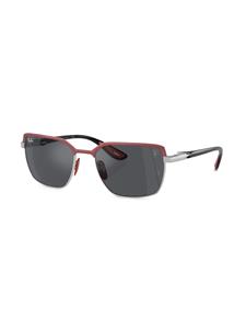 Ray-Ban x Scuderia Ferrari zonnebril met vierkant montuur - Rood
