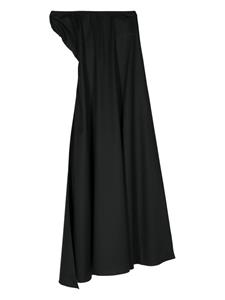 Christopher Esber Talus asymmetric maxi skirt - Zwart