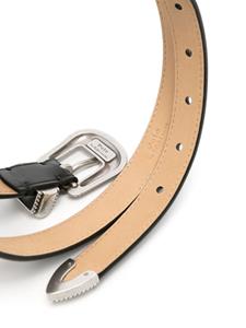 Polo Ralph Lauren smooth leather belt - Zwart