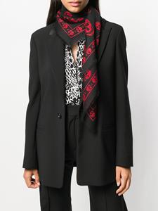 alexandermcqueen Alexander McQueen Classic Skull sjaal - Zwart