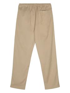 ASPESI Broek met trekkoordtaille en toelopende pijpen - Bruin