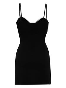 mach&mach MACH & MACH Mini-jurk verfraaid met kristallen - Zwart