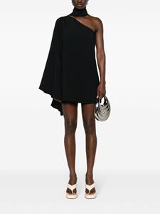 tallermarmo Taller Marmo Asymmetrische mini-jurk - Zwart
