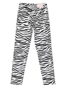 mc2saintbarth MC2 Saint Barth Belleville skinny jeans met zebraprint - Wit