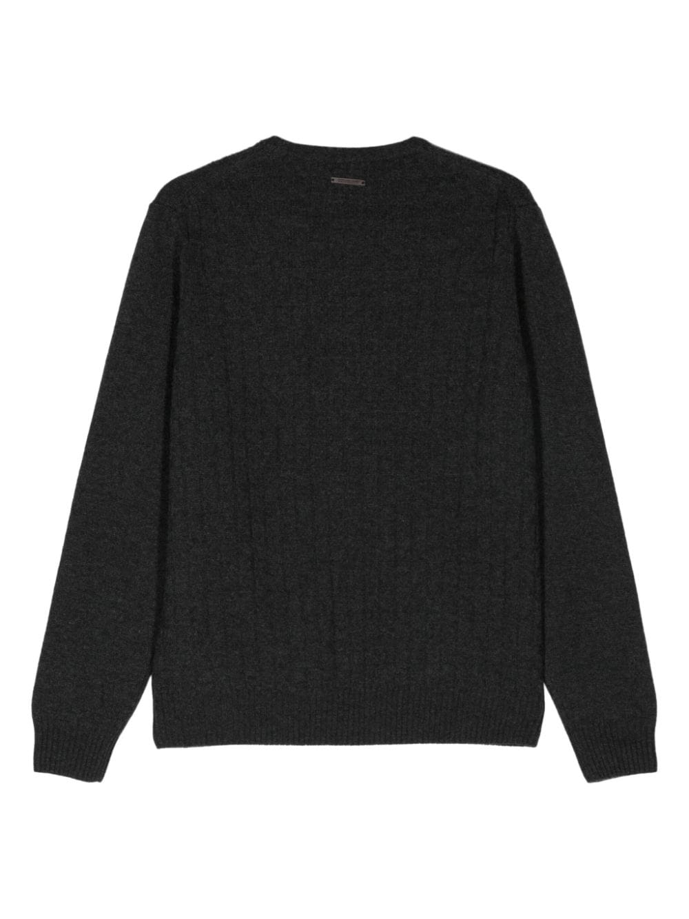 Corneliani jacquard-knit wool-blend jumper - Grijs