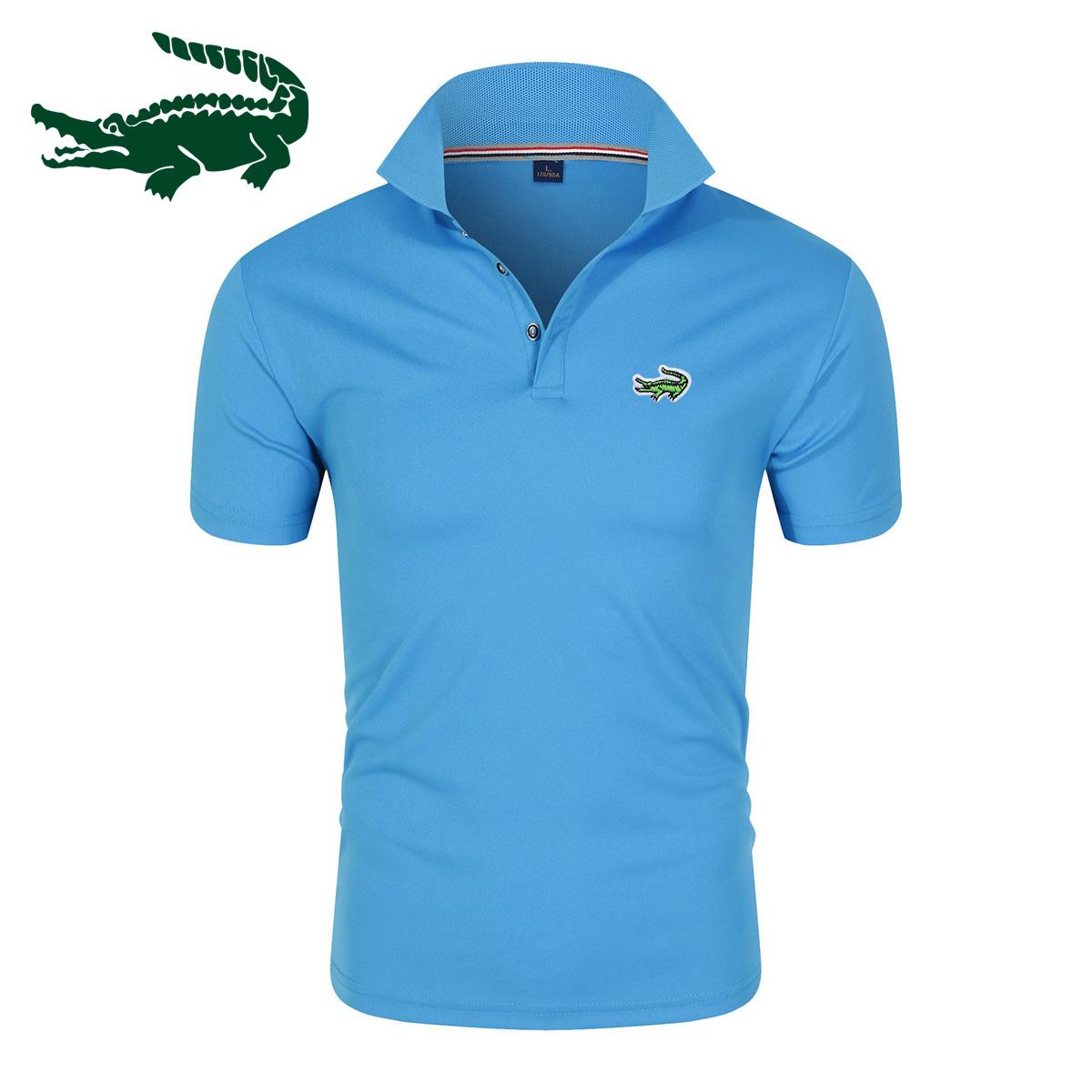 CARTELO 2024 Spring/Summer New Men's Quick Drying Polo Shirt Embroidered Polo Shirt Business Casual Polo Shirt
