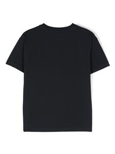 c.p.companykids C.P. Company Kids Katoenen T-shirt met logoprint - Blauw