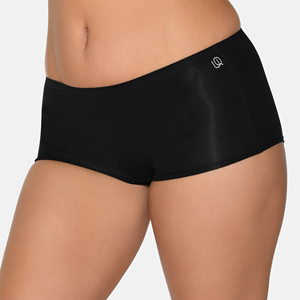 Urban Quest Bamboo hipster slip, zwart