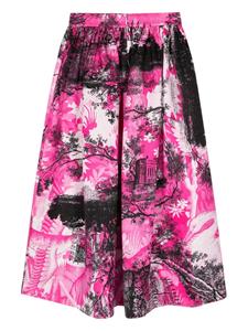 ERDEM Midi-rok met jacquard - Roze