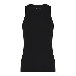 Urban Quest Bamboo Rib Tank Top, Kleur: Zwart