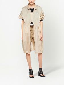 miumiu Miu Miu Mantel met rits - Beige