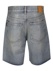 Haikure washed denim shorts - Blauw