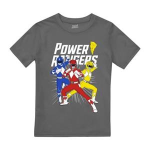 Power Rangers jongens trio-T-shirt 5-6 Years houtskool