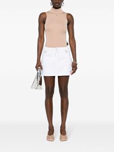 Coperni denim cargo mini skirt - Wit