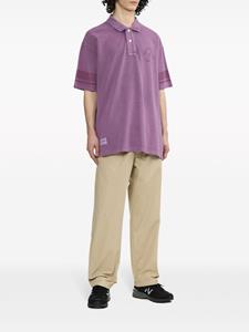 CHOCOOLATE Poloshirt met logoprint - Paars