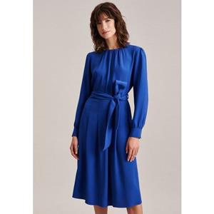 seidensticker Sommerkleid "Schwarze Rose", 3/4-Arm Rundhals Uni