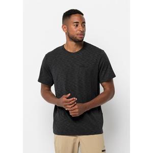 Jack Wolfskin Travel T-shirt Zwart