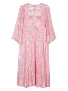 forteforte Forte Forte Shiftjurk met metallic-effect - Roze