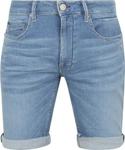 No Excess Denim Short Lichtblauw