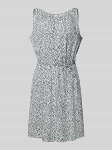 QS Midikleid mit Cut-out und Minimal-Print
