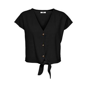 Jacqueline De Yong Say Linen Knot Shirt