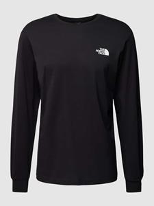 The North Face Shirt met lange mouwen en labelprint, model 'REDBOX'