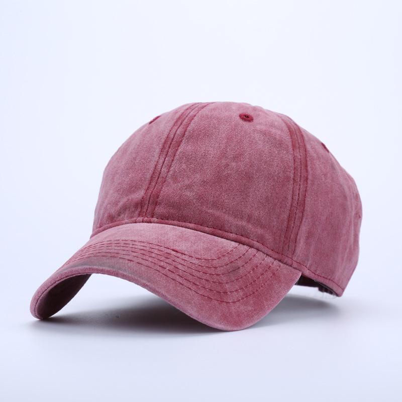 YZ Household Effen kleur gewassen vintage baseball cap unisex outdoor casual snapback caps voor heren dames