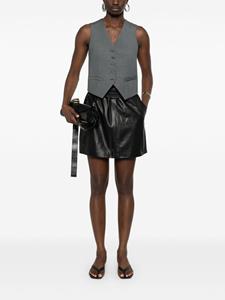 Arma Mare leather skirt - Zwart