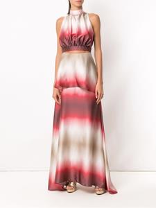 amirslama Amir Slama Maxi-rok van zijde - Rood